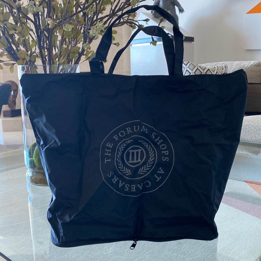 LARGE BLACK TOTE BAG